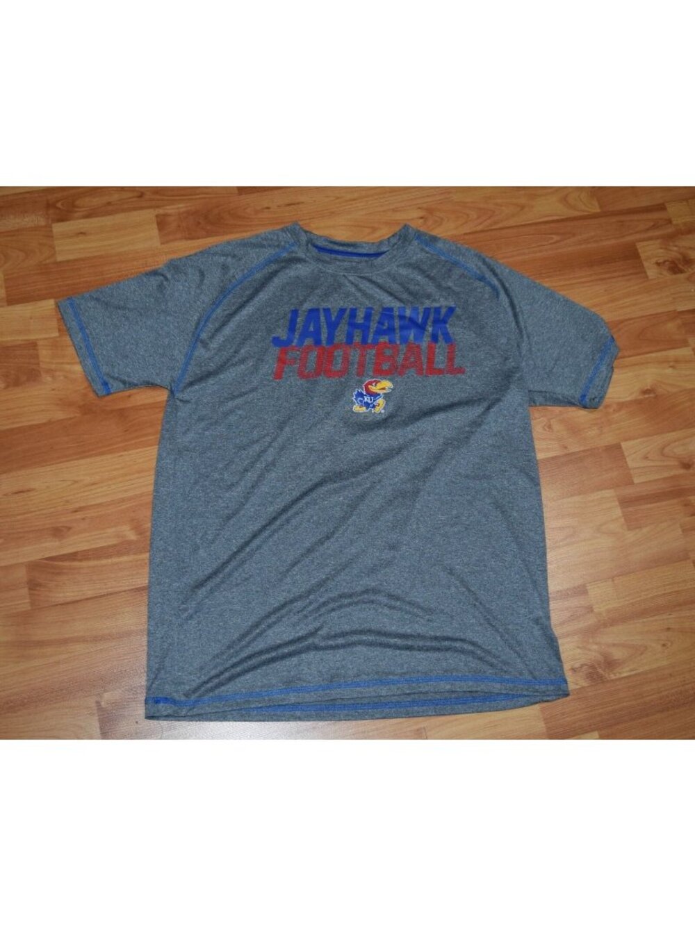New! Rivalry Threads L University of Kansas Jayhawks Football Athletic T-Shirt
